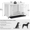 ODM & OEM Standing Type Heavy Duty Dog Kennel Modern Decorative Wooden End Table Pet Crates for Large Medium Small Dogs