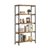 Factory Customizable 63'' H X 31.5'' W X 14.25'' D 5 Tier Bookshelf for Living Room Bedroom Large Storage Shelf for Bathroom Use