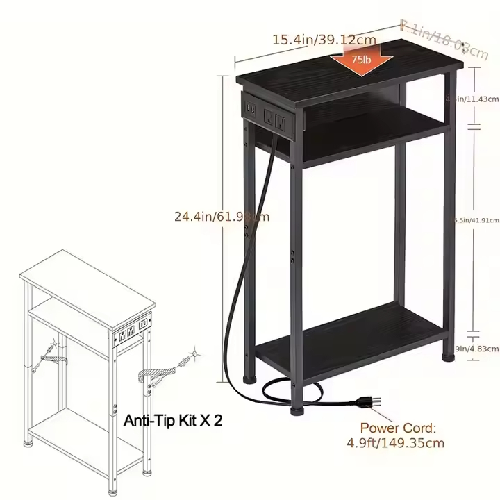 Modern Nordic Iron and Wooden Console Table for Living Room Contemporary Design Bedroom Sofa Side Hotel Apartment Furniture