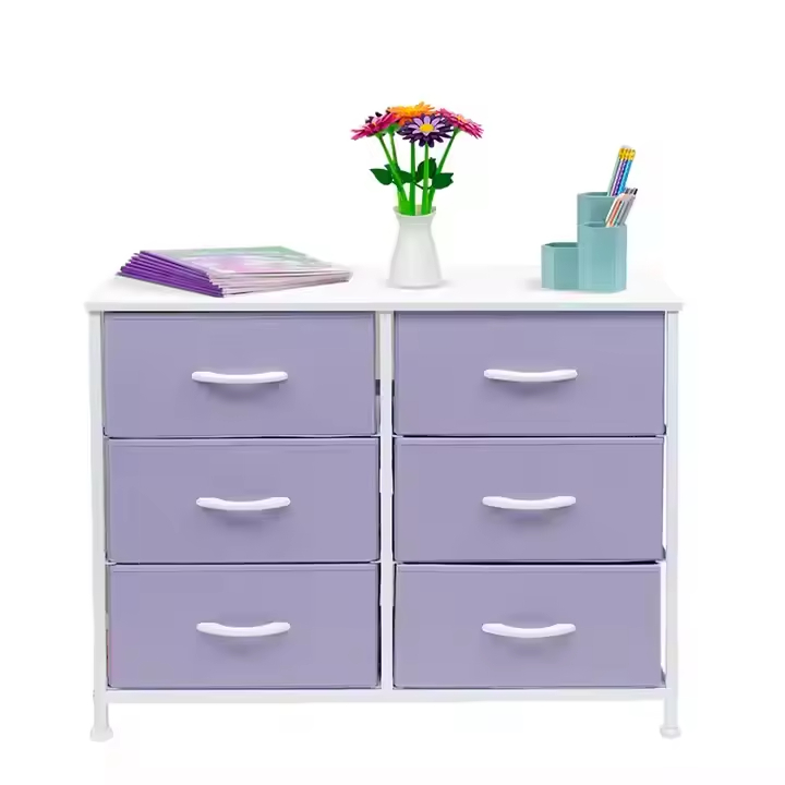 6-Drawer Storage Chest Nightstand