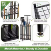 Custom Factory-Made Heavy Duty 3-Tier Utility Metal Wall-Mounted Shelving Unit 17-in W X 12-in D X 29-in H Garage Display