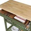 Factory Customizable Kitchen Prep Table with Drawer for Storage & Organization