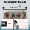 Industrial Metal Pipe Pants Hanger Wall Mount Detachable Design Strong Load-Bearing Modern for Multi-Purpose Laundry Wardrobe