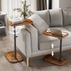 Height Adjustable Sofa Side Table Bedside Mobile Table Fashion Simple Laptop Flip Desk End Table