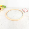 Wholesale Solid Wooden Bag Handle DIY Flat O Ring Handle for Purse Bag