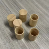 Child Proof Tamper-evident Wooden Cap 18mm with Drops Plug for Essential Oil Bottle Customizable Color Modern Design