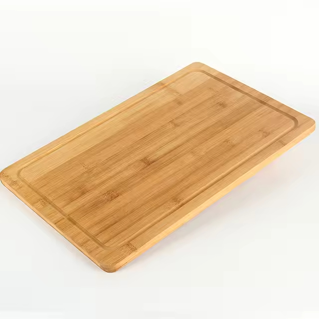 WanuoCraft Custom Logo Durable Space-Saving Kitchen Bamboo Wood Cutting Board Engraved Wooden Chopping Blocks Modern Design Home