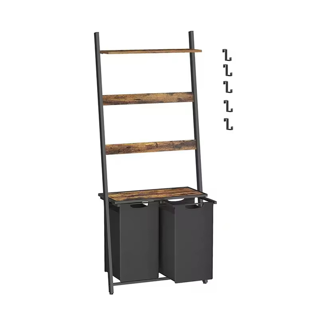 Hot Selling Multi-Functional Foldable Metal Oxford Cloth Storage Basket Customizable for Kitchen Bedroom Bathroom Laundry Use