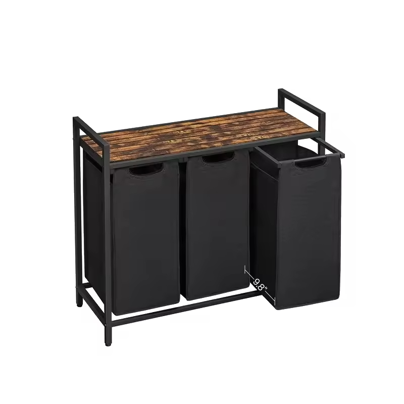 OEM ODM Single Tier Heavy Duty Laundry Basket Wheels Modern Design Collapsible Multifunction for Bathroom Kitchen Food Storage