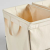 Factory Custom Hot-selling Foldable Metal Oxford Cloth Multi-functional Kitchen Laundry Basket Food Beverage Storage for Bedroom
