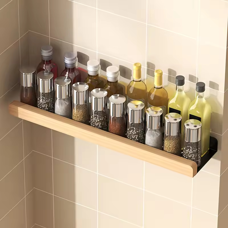 OEM Manufacturer's Wall-mounted Metal Spice Rack Kitchen Shelf & Organizer Hanging Spice Racks for the Kitchen