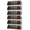Customizable 6-Layer Stainless Steel Wall-Mounted Kitchen Storage Rack Factory Adjustable Spice Rack
