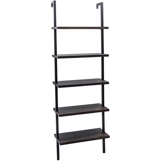 ODM OEM 5 Tier Bookcas Wall Mounted Storage Shelves