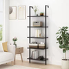 ODM OEM 5 Tier Bookcas Wall Mounted Storage Shelves