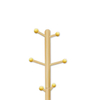 New Gold 3 Tier Modern Wooden Jewelry Display Stand with Detachable Hanger Necklace Display Props for Home Decoration