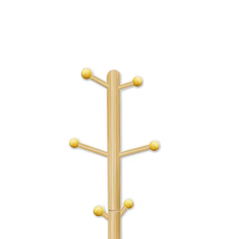 New Gold 3 Tier Modern Wooden Jewelry Display Stand with Detachable Hanger Necklace Display Props for Home Decoration