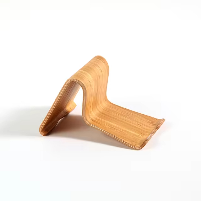Factory Direct Selling Modern Style Durable Space Saving Bentwood Tablet Computer Stand with Beanbag Wood Design Wholesale