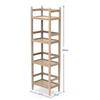 Foldable Wood Modern Durable Space Saving Rectangle Shape Bakery Rack Customizable Color Home Decoration Beverage