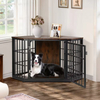 ODM&OEM Dog Crate Furniture Corner Heavy Duty Dog Kennel Metal Wood End Table Vintage Decorative Pet Crates Movable Sustainable