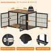 ODM&OEM Heavy Duty Vintage Dog Crate Wooden Kennel End Table Sustainable Storage Racks Indoor