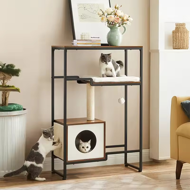 Factory Custom Wall Mounted Modern Cat Shelf Pet Bed Furniture for Large Cats or Kitty