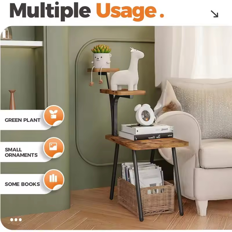 Customized 3-Tier Black Folding Waterproof Indoor Plant Stand Modern Style Display Rack for Living Room Decor Plant Shelf