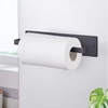 Factory Wholesale Kitchen Bathroom Paper Towel Holder Magnetic Non-perforated Refrigerator Roll Paper Storage Shelf Metal