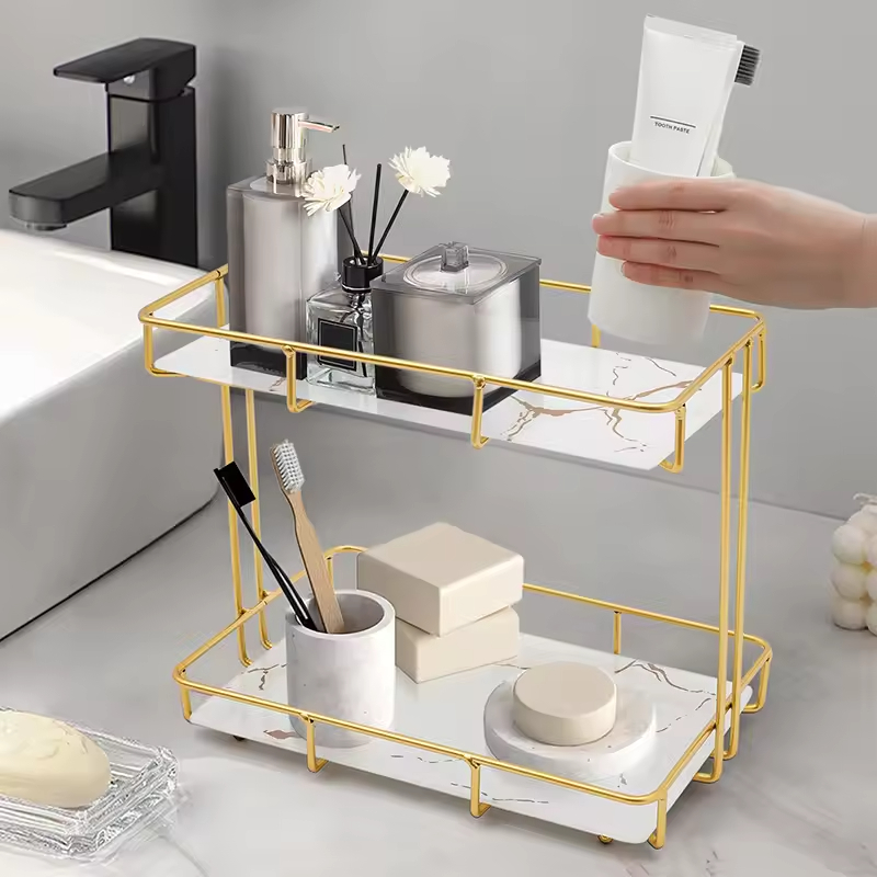 Metal Wall Mounted Minimalist Spice Organizer Storage Rack for Kitchen Use