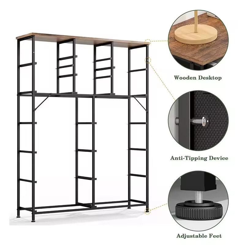 15-Drawer Modern Console Table Storage Organizer Sturdy Tall Bedroom Nursery Living Room Hotel Wholesale Villa Farmhouse