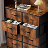 8-Drawer Fabric Dresser Storage Tower, Modular Bedroom Closet Organizer with Bins, Wholesale Custom Shelving Unit