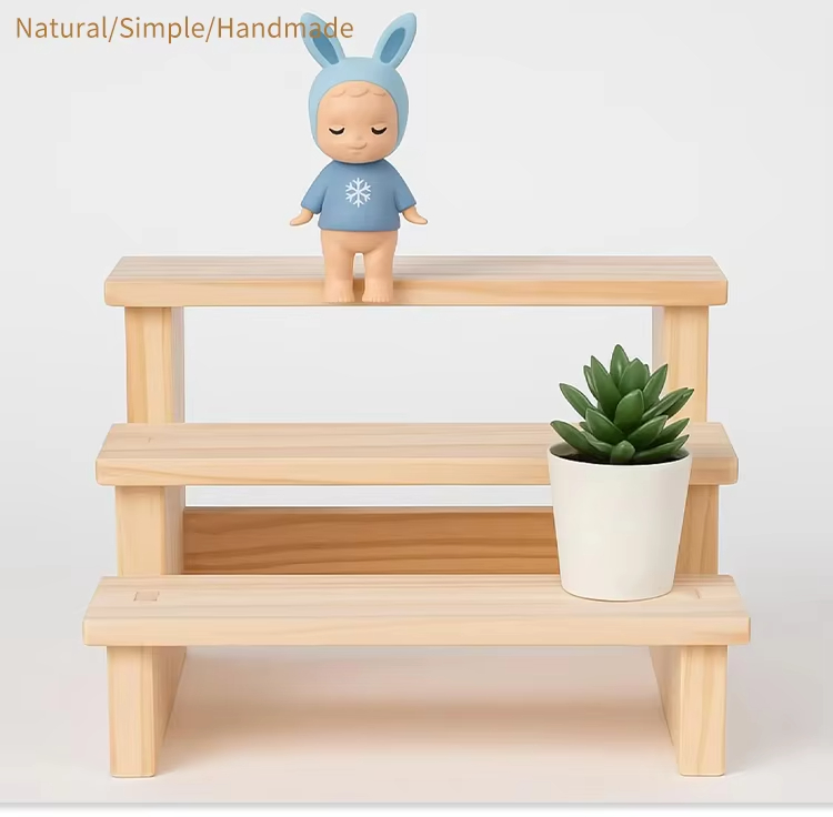 Solid Walnut Huina Desktop Organizer Home Decor Office Makeup Books Jewelry Modern Design Cleaning Tools Rectangle No Assembly