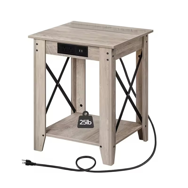 ODM OEM Customizable 23.6'' H X 17.7'' W X 17.7'' D Corner Table for Living Room Bed Room Coffee Sofa for Hotel Home Furniture