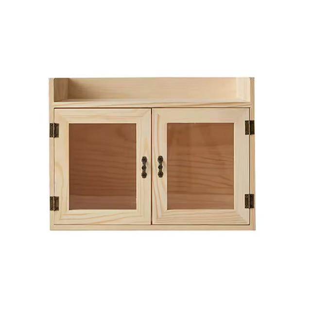 Solid Wood Durable Space-Saving Modern Desktop Storage Box Customizable Color Rectangle Shape for Home Skin Care Jewelry Makeup