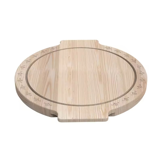 Wholesale Customizable Juice tank Bamboo Cutting Boards for Kitchen Chopping Board Bamboo Cutting Board with Handle