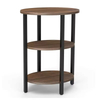 ODM OEM 3-Tier Storage Side Table round Coffee Table for Home Office & Living Room Workshop Furniture End Table