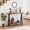 Factory Customizable 43.3" Farmhouse Wood & Metal Console Table with Storage for Entryway Narrow Sofa Living Room Bedroom