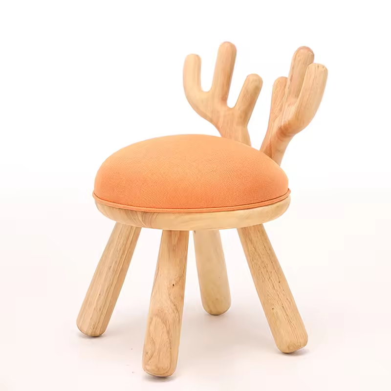 Children Baby Outdoor Rectangle Shape Modern Durable Space-Saving Comfortable Nice Cartoon Study Wooden Kid Chair