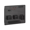 Customized Multi-Function Magnetic Wall-Mounted Pegboard Spice Organizer Detachable Storage Kits Punch-free Kitchen Storage Rack