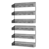 Customizable 6-Layer Stainless Steel Wall-Mounted Kitchen Storage Rack Factory Adjustable Spice Rack