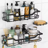 Hot Selling Wall-mounted Metal Shower Shelf Caddy Organizer for Bath & Kitchen Storage Wholesale Bathroom Storage Solution