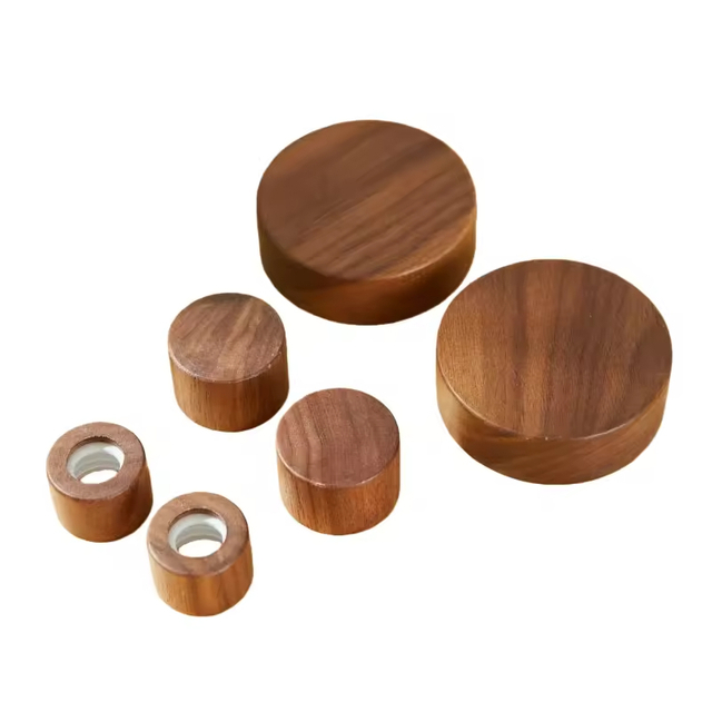 Customized Bamboo Aromatherapy Fragrance Cover 28/410 24/410 20/410 Wooden Reed Diffuser Cap Modern Design Home Decor Durable No reviews yet