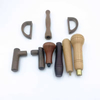 Custom Solid Wood Cosmetic Brush Handles-Lotus Purple Sandalwood Bahua Wood Options Modern Rectangle Design Home