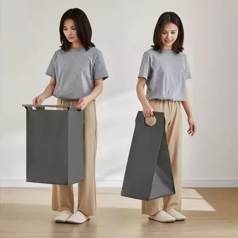 OEM ODM Household Laundry Storage Basket with a Pull-Out and Removable Bag Laundry Basket Laundry Hamper