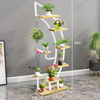 Custom Indoor Plant Stand Multiple Plants Large Metal Wooden Plant Shelf Creative Diy Flower Stand Flower Pots Display Rack