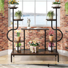 OEM & ODM Large Tall 8-Tier Metal Indoor Plant Stand Wood Ladder Holder with Flower Rack for Living Room Bookcases & Bookshelves