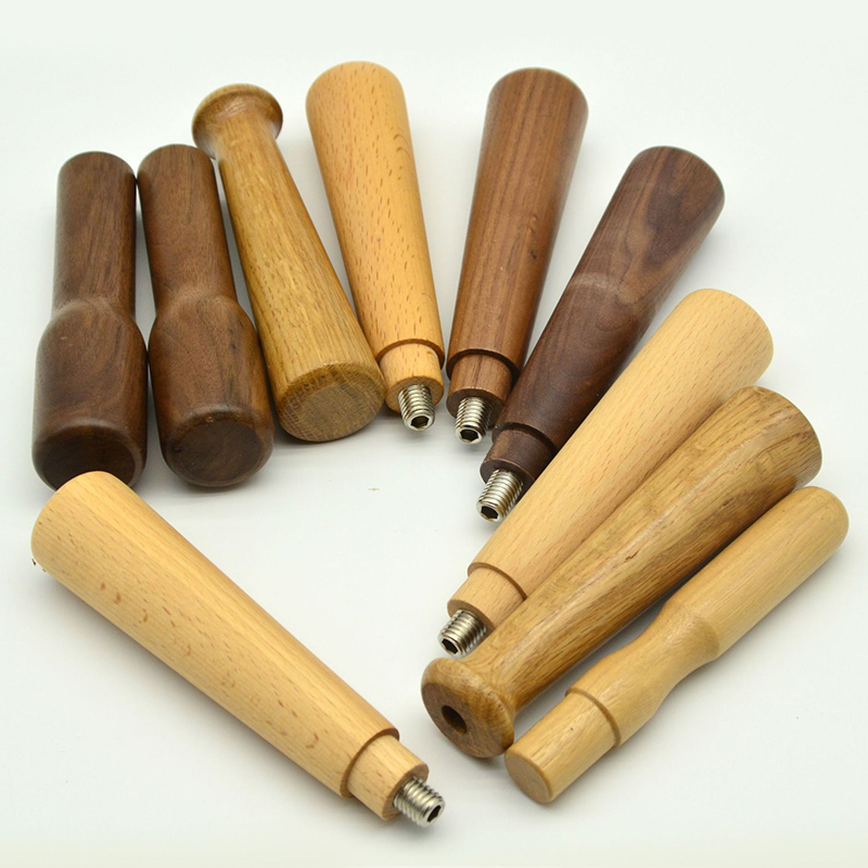 Solid wood coffee handle