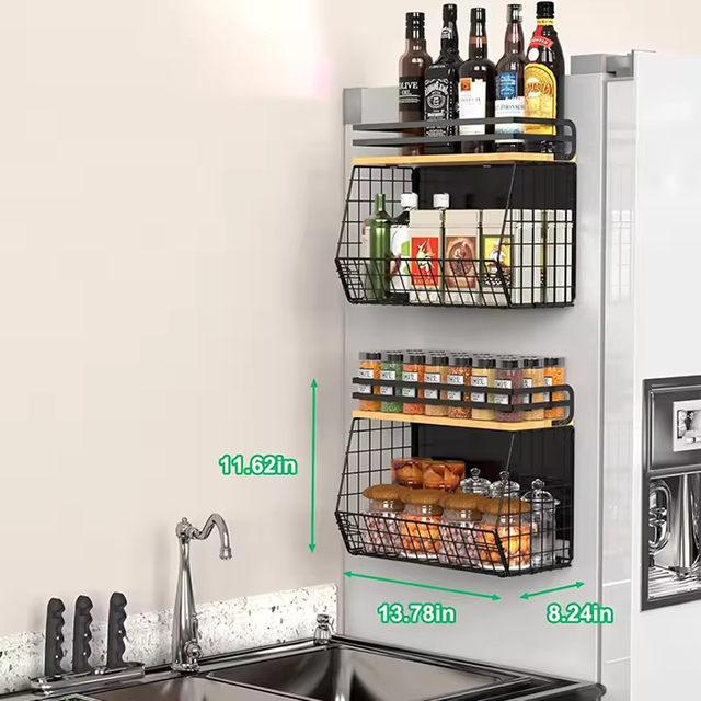 Wall Mounted Corner Storage Shelves Shampoo Holder Cosmetic Rack Iron Shower Drain Basket Kitchen Spice Minimalist Living Room