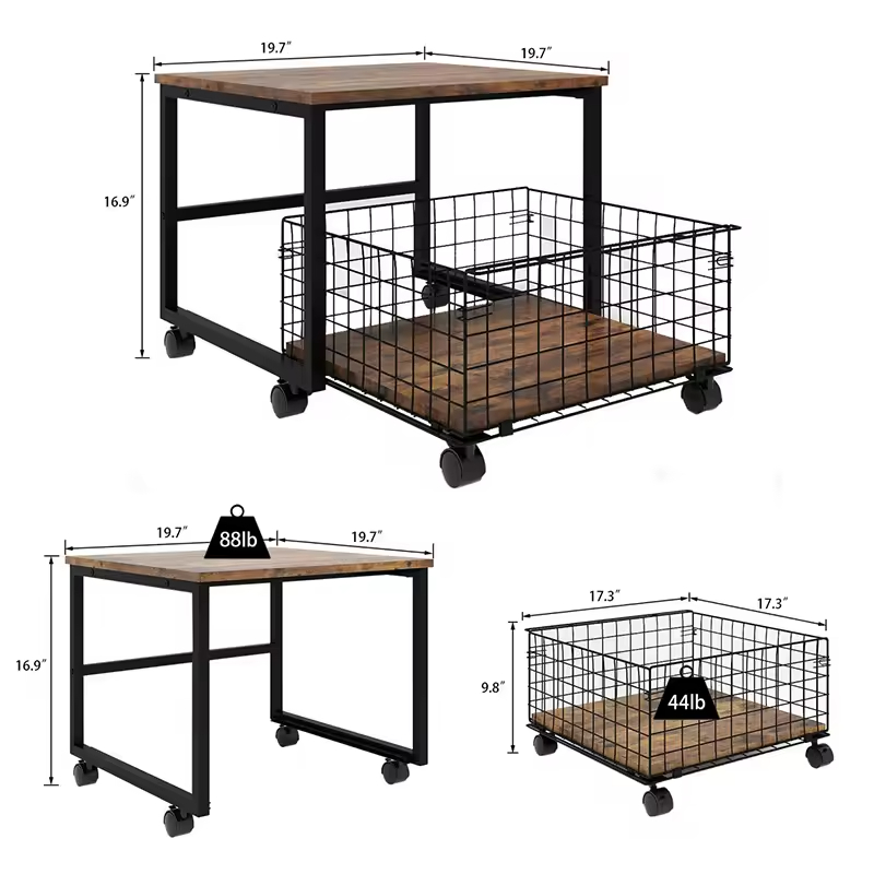 Wholesale Height-Adjustable Metal Single Tier Spice Organizer with Detachable Design for Kitchen and Living Room