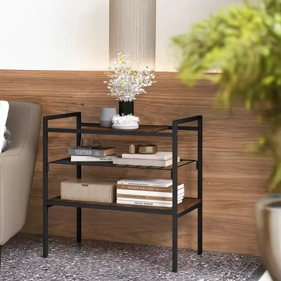Contemporary ODM/OEM Living Room Storage Shelves Kitchen Office & Guest Room Side Sofa Table for Hotels & Dining Applications