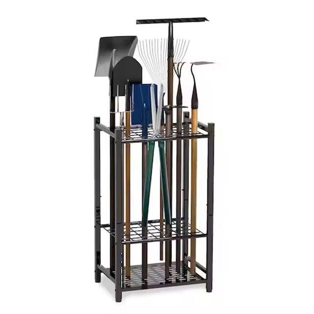 Custom Factory-Made Heavy Duty 3-Tier Utility Metal Wall-Mounted Shelving Unit 17-in W X 12-in D X 29-in H Garage Display